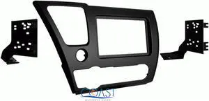 Metra 95-7882B Double DIN Install Dash Kit for 2013-up Honda Civic - Black
