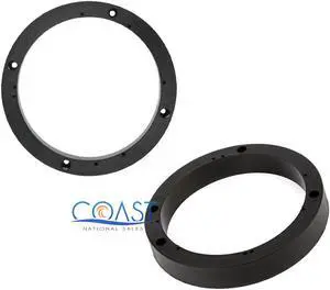 METRA 82-4300 UNIVERSAL 1 INCH SPEAKER ADAPTER BRACKET SPACER RINGS 6" SPKR NEW