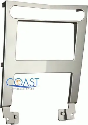 Metra 95-7404S (silver) Double DIN Installation Dash Kit for 2004-2006 Nissan Maxima, Painted Silver to Match Factory Dash