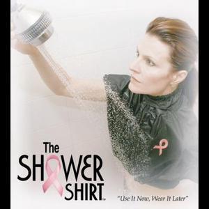 Shower Shirt 201016  Lxlb Black Large To Xl Post Mastectomy
