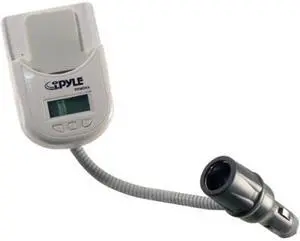 NEW PYLE PIFMDK6 GOOSENECK IPOD MP3 DOCKING STATION FM TRANSMITTER & LCD DISPLAY