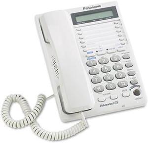 Panasonic KX-TS208W Corded Phone 2 x Phone Line(s) - Headset - White