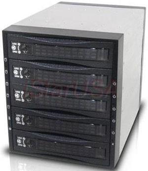 iStarUSA BPU-350SATA-BPL 3x5.25 to 5x3.5 SATA2.0 Hot-Swap Backplane Raid Cage