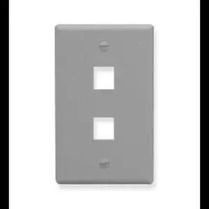 ICC ICC-FACE-2-GR IC107F02GY - 2Port Face Gray