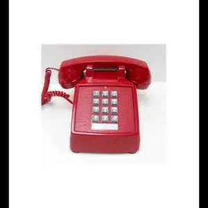 Cortelco ITT-2500-MD-RD 250047-VBA-20MD Desk ValueLine RED