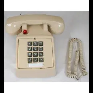 Cortelco ITT-2500-57MD-ASH 250044-VBA-57MD Desk w/ Message Waiting