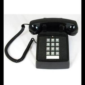 Cortelco ITT-2500-V-BK 250000-VBA-20M Desk w/ Volume BLACK