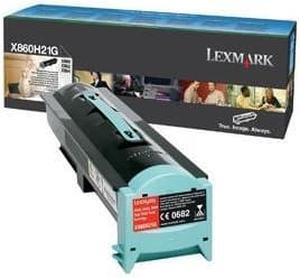Lexmark X860H21G Black High Yield Toner Cartridge for Lexmark X860e 862e 864e