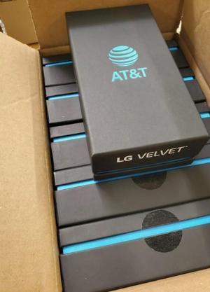 LG Velvet 5G 128GB 6.8" 48MP AT&T + GSM UNLOCKED Aurora Gray Smartphone Brand New