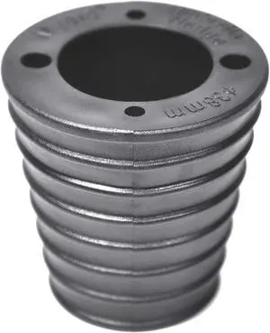 Myard Umbrella Cone Wedge Shim for Patio Table Hole Opening or Base 1.8 to 2.4 Inch, Umbrella Pole Diameter 1-1/2" (38Mm, Black, 4 Holes)