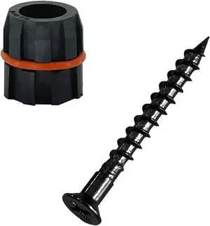 Myard 'O' Seal Patented Baluster Connectors with Screws for Deck Railing Handrail Patio Fence (Qty 100 for 50 Balusters, round Line Connectors)