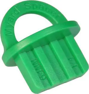 Myard DJS6.4 1/4 Inches Deck Board Jig Spacer Rings for Pressure Treated, Composite, PVC, Plank, Hardwood Decking Tool (Green, 20-Pack)