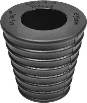 Myard Umbrella Cone Wedge Shim for Patio Table Hole Opening or Base 1.8 to 2.4 Inch, Umbrella Pole Diameter 1-3/8" (35Mm, Black)