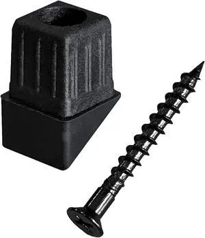 Myard Baluster Connectors with Screws for Deck Handrail Railing Fencing (Qty 100 for 50 Balusters, Classic Square Stair Connectors)