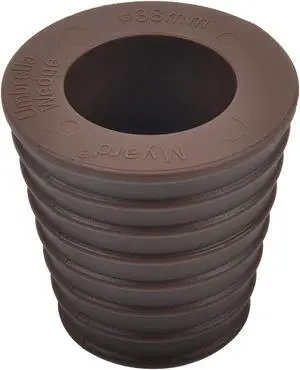 Myard Umbrella Cone Wedge Shim for Patio Table Hole Opening or Base 1.8 to 2.4 Inch, Umbrella Pole Diameter 1-1/2" (38Mm, Dark Brown)