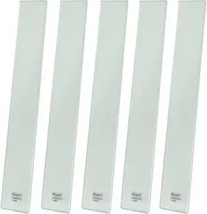 Myard Scenic Frontier Tempered Glass Balusters for Deck Patio Fence Wood or Aluminum Railing Rails (Length 29", 5-Pack)