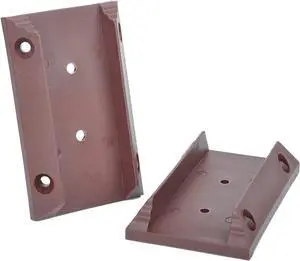 Myard PNP111902S-R Inclined Stair Railing Connectors with Screws for 2X4 Inches (Actual 1.5X3.5 Inches) Inclined Stair Wood Handrail (2 Pcs, Red Clay)