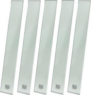 Myard Laminated + Tempered Glass Balusters for Deck Patio Fence Wood or Aluminum Railing Rails (Length 32", 5-Pack)