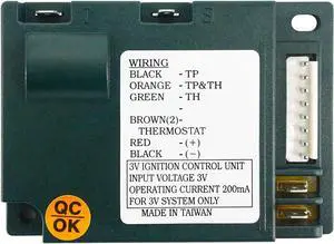 Durablow Fireplace Electronic IPI Pilot Ignition Control Module Replacement for Dexen 593-592, GM-6KA, Hearth Home Technologies HHT 350-M