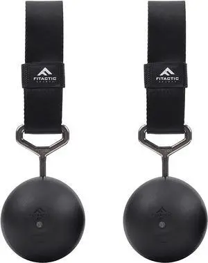 Fitactic Rock Climbing Solid Training Cannonball Bomb Power Pull up Ball Hold Grips for Straps for Finger, Forearm, Biceps, Back Muscles Fitactic Rock Climbing Solid Training Cannonball Bomb Power Pull up Ball Hold Grips for Straps for Finger, Forearm, Biceps, Back Muscles
