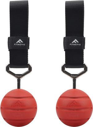Fitactic Rock Climbing Solid Training Cannonball Bomb Power Pull up Ball Hold Grips for Straps for Finger, Forearm, Biceps, Back Muscles