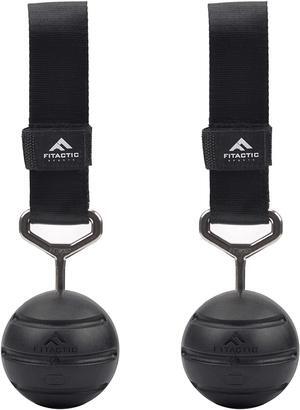 Fitactic Rock Climbing Solid Training Cannonball Bomb Power Pull up Ball Hold Grips for Straps for Finger, Forearm, Biceps, Back Muscles