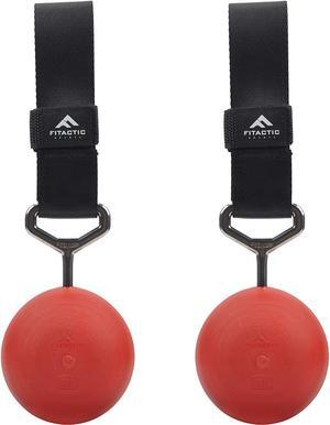 Fitactic Rock Climbing Solid Training Cannonball Bomb Power Pull up Ball Hold Grips for Straps for Finger, Forearm, Biceps, Back Muscles