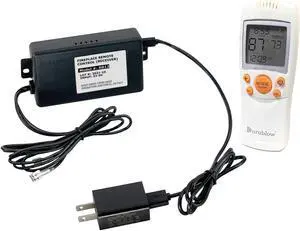 Durablow TR2003 Gas Fire Fireplace On/Off Remote Control Kit + Thermostat + Timer for MILLIVOLT Valve (Input 100-240VAC)