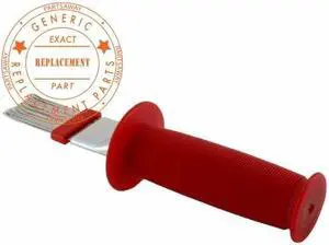 Supco Fin Comb, 2-1/4" L, 8" W, Red Red   UFC1