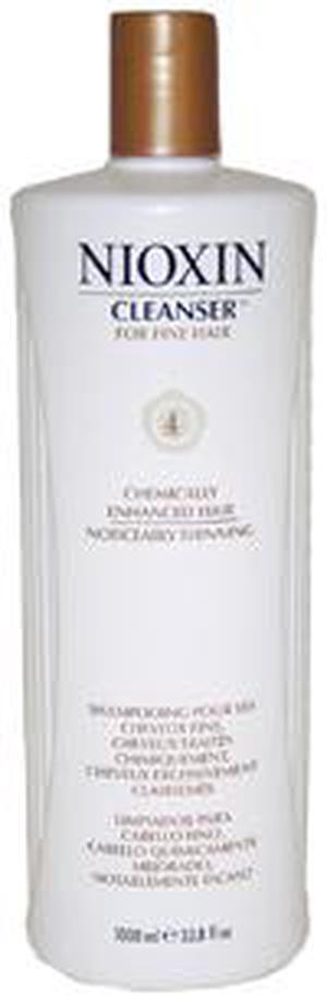 System 4 Cleanser For Fine Chemically Enh. Noticeably Thinning Hair by Nioxin for Unisex - 33.8 oz Cleanser