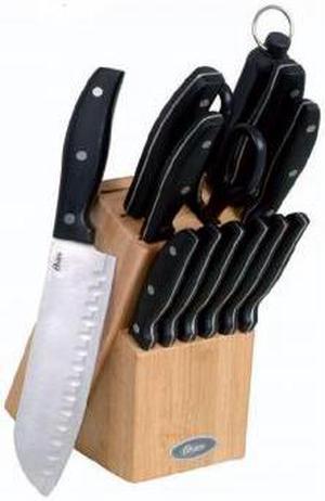 Oster Granger 14-Piece Knife Block Set in Black