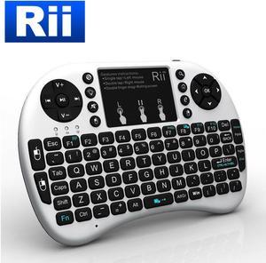 Rii i8+ Mini Wireless Keyboard for PS4 Xbox 360 Kodi Raspberry PI Android TV Box (White)