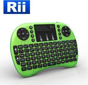 Rii Mini Bluetooth Keyboard with Touchpad＆QWERTY Keyboard, Backlit Portable  Wireless Keyboard for Smartphones/