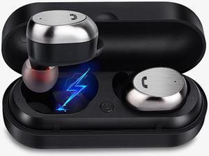 Mini true wireless bluetooth 4.2 stereo earbuds headphone in-ear type noise cancellation