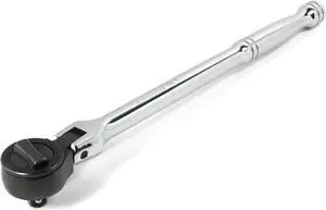 Powerbuilt 3/8 Inch Drive 42 Tooth Flex Head Spin Disc Ratchet - 641506