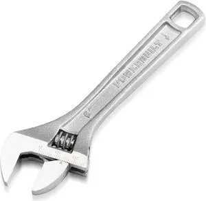 Powerbuilt 6 Inch Adjustable Wrench - 644040