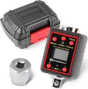 Powerbuilt 3/8-Inch Drive Digital Torque Adapter - 940963