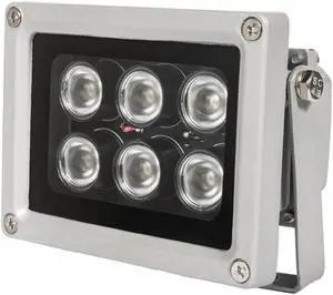 940nm 6 LED 60-Degree IR Illuminator for Security Cameras