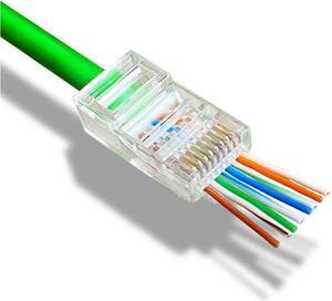 UTP RJ45 8P8C CAT5e Pass Through Connector