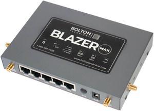 Bolton Technical The Bolton Blazer Max 4G LTE Cellular Router (Dual SIM. CAT6 LTE. 5X LAN)