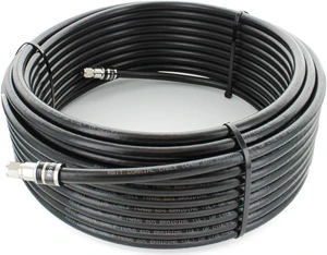 Wilson RG11 75ft Black Cable with F-Male Connectors - 951175 Wilson RG11 75ft Black Cable with F-Male Connectors - 951175