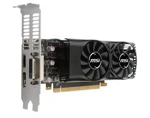 MSI NVIDIA GeForce GTX 1050 2GT LP - 2GB Dual Fan Low Profile Graphics Card