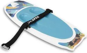 Xspec Kneeboard with Hook for Knee Surfing Boating Waterboarding, White