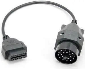 BMW 20pin to OBDII 16 Pin Connector OBD OBD2 16 Pin Connector Diagnostic Adapter for BMW 20 Pin