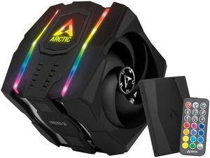Arctic ACFRE00080A Freezer 50 (incl. A-RGB Controller) - Multi Compatible Dual Tower CPU Cooler with A-RGB CPU Cooler for AMD