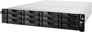 Asustor AS6512RD 12 Bay Lockerstor 12RD 2U Rackmount NAS w/ Redundant Power Supply (Diskless)