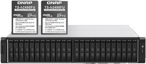 QNAP TS-H2490FU 24-Bay all-flash NAS, NVMe Gen3 x4, 2 x 2.5GbE LAN