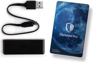 CoolWallet Pro Crypto Hardware Wallet w/ Charger Combo Set