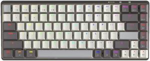 Azio CRG2G104 Cascade Wireless Backlit Mechanical Keyboard, Gateron Brown Switch, Bronze Base, Beige KC - Galaxy Light