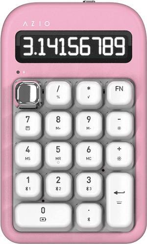 AZIO IN408 IZO Number Pad Red Switches in Pink Blossom